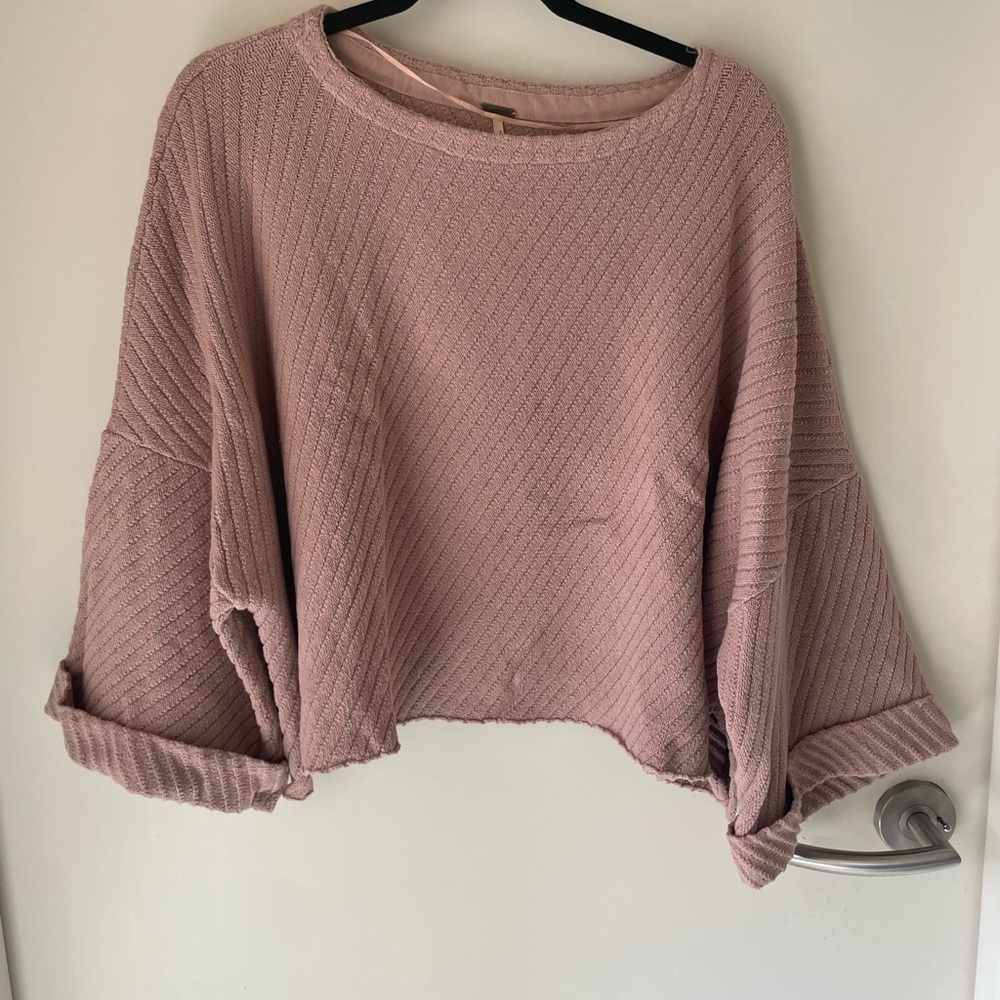 Free People Oversized Knit Sweater
